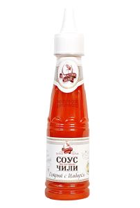 HOT CHILLI SAUCE GINGER , PET botles 200 gr., EXP for RUSSIA