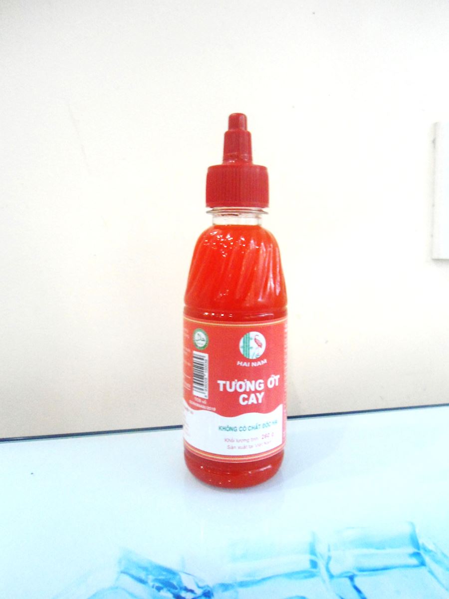 CL.25  TƯƠNG ỚT  CAY (HET.  250 ML, MÁC CRANE,  HẢI NAM, VN)